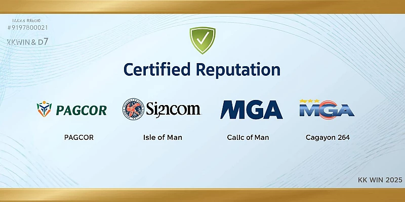 Các chứng nhận hợp pháp của nhà cái KKWIN